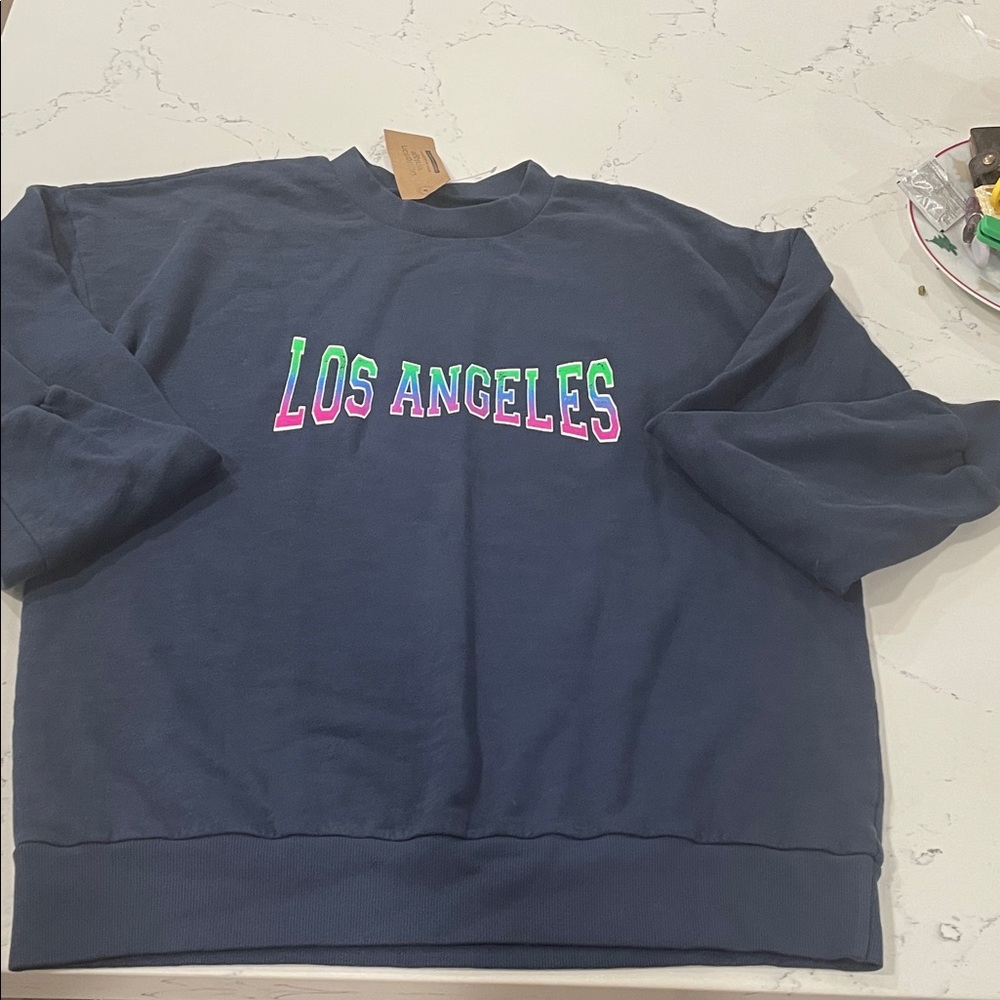 California Vintage Los Angeles Navy Sweatshirt